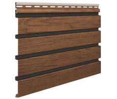 Fasádny obklad - WOOD SIDING SVP-B6 FRONTO V-BLACK - orech