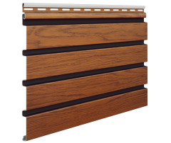 Fasádny obklad - lamela WOOD SIDING SVP-B6 FRONTO V-BLACK - 56 zlatý dub