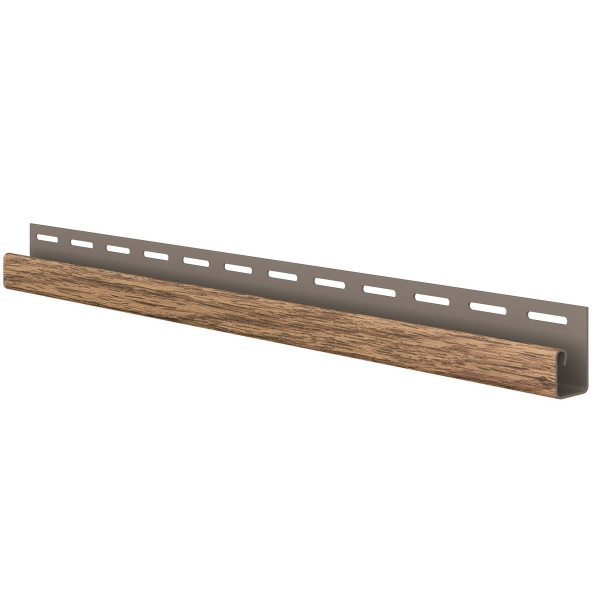 Ukončovací J-profil WOOD SIDING SV-15 - 62 medový dub / 3,05 m Ukončovací J-profil WOOD SIDING SV-15 - 62 medový dub / 3,05 m