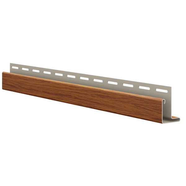 Rohový profil úzky WOOD SIDING SV-12N - 56 zlatý dub / 3,05 m