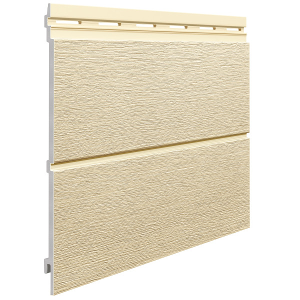 Fasádny obklad - dvojitá doska KERRAFRONT WOOD Modern FS-302 - 03 béžová / 6 m Fasádny obklad - dvojitá doska KERRAFRONT WOOD Modern FS-302 - 03 béžová / 6 m