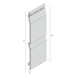 Fasádny obklad - dvojitá doska KERRAFRONT WOOD Modern FS-302 - 08 antracit / 6 m