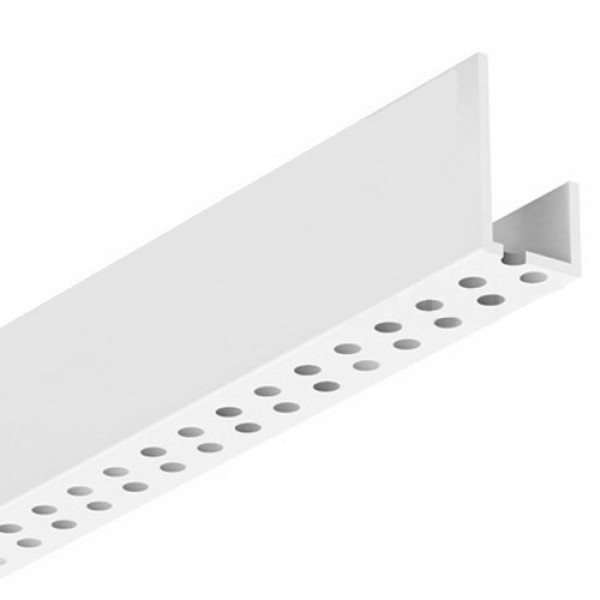 Lemovací U profil 1-dielny perforovaný KERRAFRONT FS-261 - 10 slonová kost