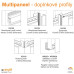 Fasádny obklad - Multipaneel Decor CZ MP250 - 1001 fólia Zlatý dub / 6 m Fasádny obklad - Multipaneel Decor CZ MP250 - 1001 fólia Zlatý dub / 6 m