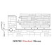 Fasádny obklad - panel NOVIK Hand Laid Brick - Old Red Blend /0,472 m2 Fasádny obklad - panel NOVIK Hand Laid Brick - Old Red Blend /0,472 m2