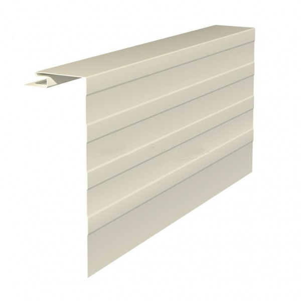 Fasádny profil veľký DECO SIDING SV19 - 01 Biely / 3,05 m
