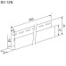 Rohový profil úzky DECO SIDING SV-12N - 12 smotanová