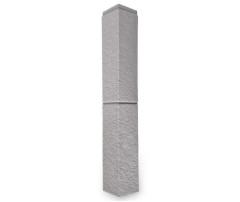 Vonkajší roh - 2-dielny - NOVIK Stone UNI RU202 - Gray Mortar ( sivý ) Vonkajší roh - 2-dielny - NOVIK Stone UNI RU202 - Gray Mortar ( sivý )
