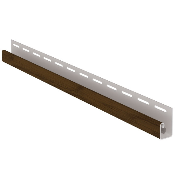 Ukončovací J-profil WOOD SIDING SV-15 - 64 orech / 3,05 m
