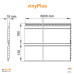 Fasádny obklad - vinyPlus Decor CZ VP387 - 1014 fólia antracitovo sivá (antrazit) / 6 m