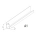 Zakladací J profil ALU KERRADECO A1 - Champagne / 2,7 m Zakladací J profil ALU KERRADECO A1 - Champagne / 2,7 m