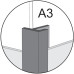 Rohový profil ALU KERRADECO A3 - Silver / 2,7 m Rohový profil ALU KERRADECO A3 - Silver / 2,7 m