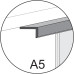 Lemovací profil ALU KERRADECO A5 - Silver / 2,7 m Lemovací profil ALU KERRADECO A5 - Silver / 2,7 m