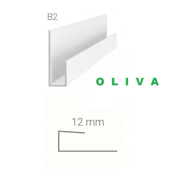 Lemovací profil Vilo B2 – oliva / 2,7 m Lemovací profil Vilo B2 – oliva / 2,7 m