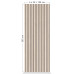 Obkladové panely do interiéru Vilo Motivo - PD250 - Lamella Medium Obkladové panely do interiéru Vilo Motivo - PD250 - Lamella Medium