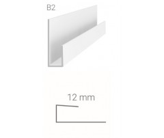 Lemovací profil Vilo B2 – biela / 2,7 m