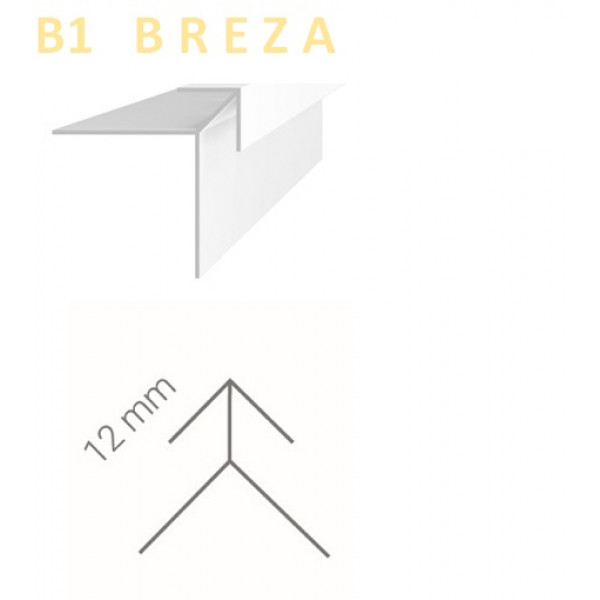 Vonkajší rohový profil Vilo B1 - breza / 2,7 m Vonkajší rohový profil Vilo B1 - breza / 2,7 m