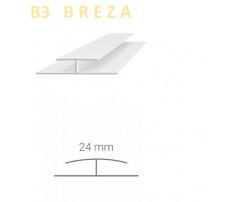 Spojovací profil Vilo B3 - breza  / 2,7 m