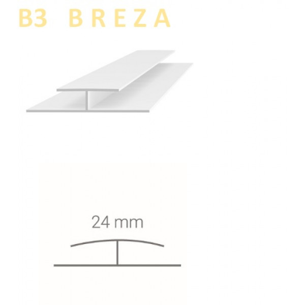 Spojovací profil Vilo B3 - breza / 2,7 m Spojovací profil Vilo B3 - breza / 2,7 m