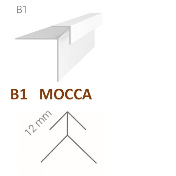 Vonkajší rohový profil Vilo B1 - mocca /2,7 m Vonkajší rohový profil Vilo B1 - mocca /2,7 m