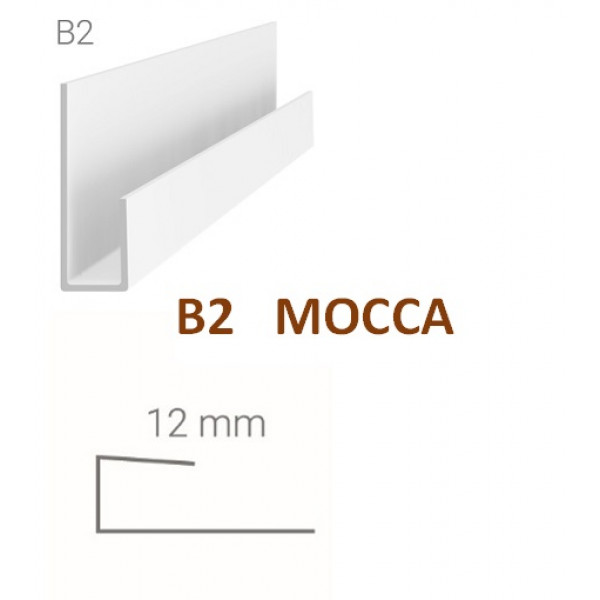 Lemovací profil Vilo B2 – mocca / 2,7 m Lemovací profil Vilo B2 – mocca / 2,7 m