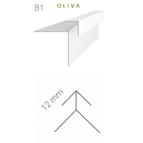 Vonkajší rohový profil Vilo B1 - oliva /2,7 m Vonkajší rohový profil Vilo B1 - oliva /2,7 m