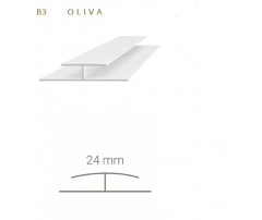 Spojovací profil Vilo B3 - oliva / 2,7 m Spojovací profil Vilo B3 - oliva / 2,7 m