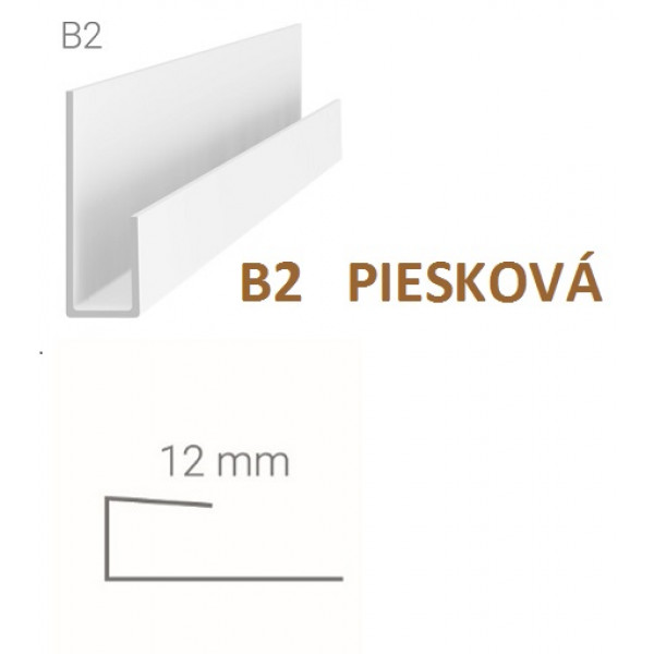Lemovací profil Vilo B2 – piesková  /2,7 m