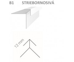 Vonkajší rohový profil Vilo B1 - striebornosivá /2,7 m Vonkajší rohový profil Vilo B1 - striebornosivá /2,7 m
