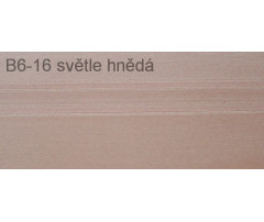 Univerzálna začisťovacia lišta Vilo B6 - 16 svetlo-hnedá/3m x 50mm