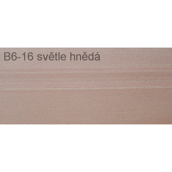 Univerzálna začisťovacia lišta Vilo B6 - 16 svetlo-hnedá/3m x 50mm