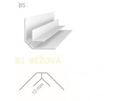 Vnútorný rohový profil – Vilo – B5 – béžová / 2,7m Vnútorný rohový profil – Vilo – B5 – béžová / 2,7m