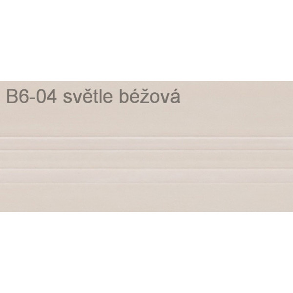 Univerzálna začisťovacia lišta Vilo B6 - 04 svetlobéžová /3m x 50mm Univerzálna začisťovacia lišta Vilo B6 - 04 svetlobéžová /3m x 50mm