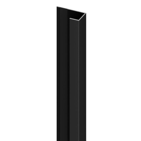 Lemovací J-profil Vilo MPC - profil JTRIM - Black Matte (pro panel MPXL) / 3 m