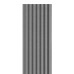 Obkladové panely Vilo MPC MODULO - akustický lamelový panel S - Brushed Steel / 0,14 x 2,65 m