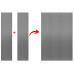 Obkladové panely Vilo MPC MODULO - dekoratívny hladký panel XL - Brushed Steel /0,6 x 2,65 m Obkladové panely Vilo MPC MODULO - dekoratívny hladký panel XL - Brushed Steel /0,6 x 2,65 m