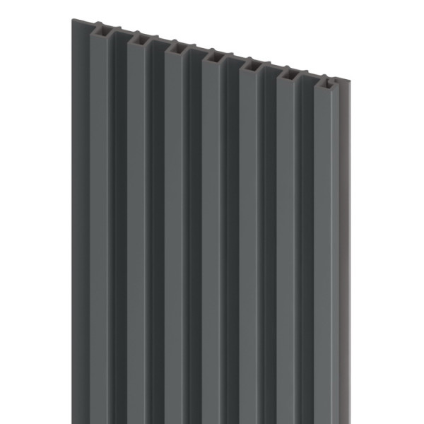 Obkladové panely Vilo MPC MODULO - akustický lamelový panel S - Deep Grey /0,14 x 2,65 m Obkladové panely Vilo MPC MODULO - akustický lamelový panel S - Deep Grey /0,14 x 2,65 m