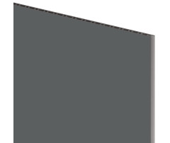 Obkladové panely Vilo MPC MODULO - dekoratívny hladký panel XL - Deep Grey / 0,6 x 2,65 m