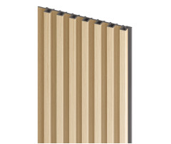 Obkladové panely Vilo MPC MODULO - akustický lamelový panel S - Harmony Wood / 0,14 x 2,65 m