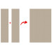 Vilo MPC MODULO - dekorativní hladký panel XL - Linen Fabric / 0,6 x 2,65 m Vilo MPC MODULO - dekorativní hladký panel XL - Linen Fabric / 0,6 x 2,65 m