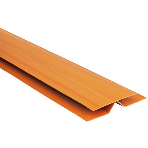 Univerzálny FLEXIBILNÝ spojovací profil -  PVC podhľadové obklady COLOR - P111- BOROVICA / JELŠA - 3m