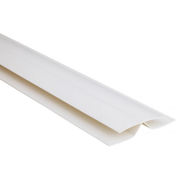 Univerzálny FLEXIBILNÝ spojovací profil -  PVC podhľadové obklady COLOR - P111- BIELA - 3m
