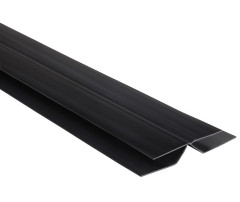 Univerzálny FLEXIBILNÝ spojovací profil -  PVC podhľadové obklady COLOR - P111- GRAFITOVÁ - 3m