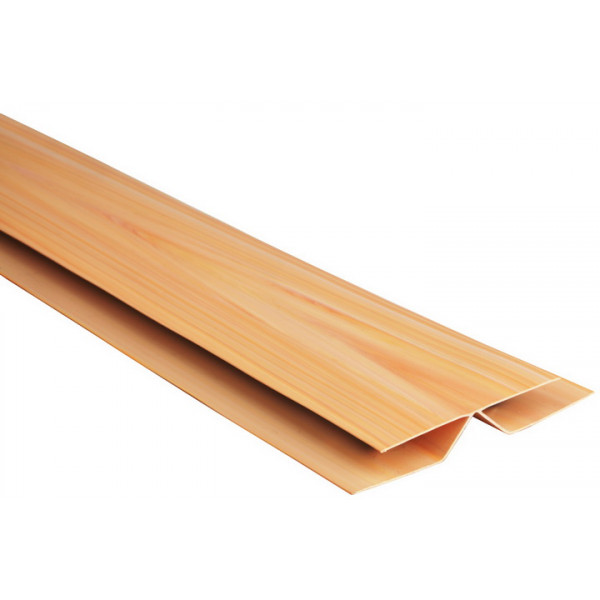 Univerzálny FLEXIBILNÝ spojovací profil -  PVC podhľadové obklady COLOR - P111- SMREK / HRUŠKA - 3m