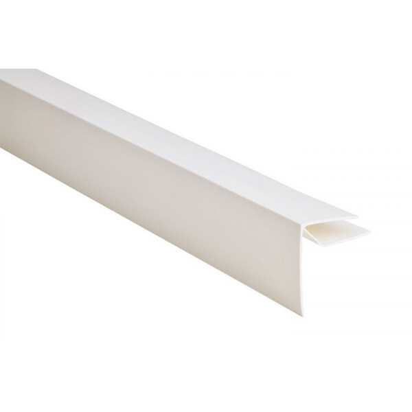 Lemovací profil - PVC plastový podhľadový obklad COLOR - P119 - BIELA - 3m