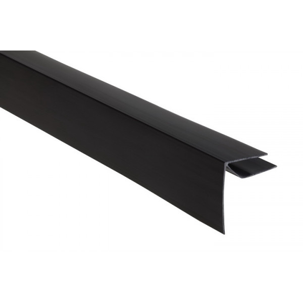 Lemovací profil - PVC plastový podhľadový obklad COLOR - P119 - GRAFITOVÁ - 3m
