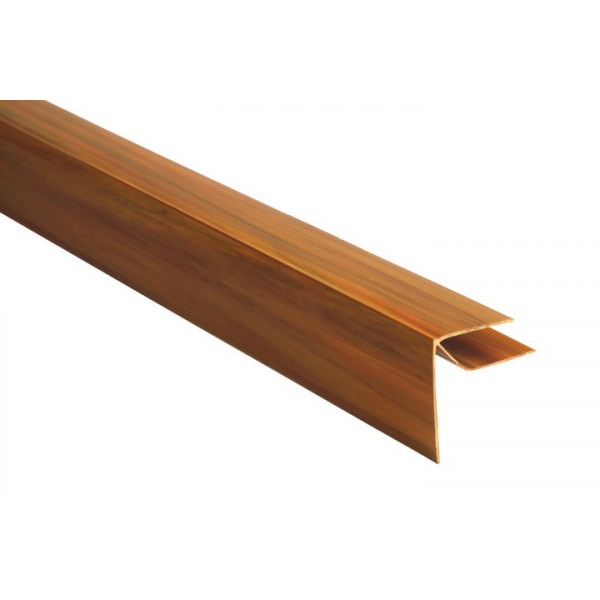 Lemovací profil - PVC plastový podhľadový obklad COLOR - P119 - ZLATÝ DUB / TEAK - 3m