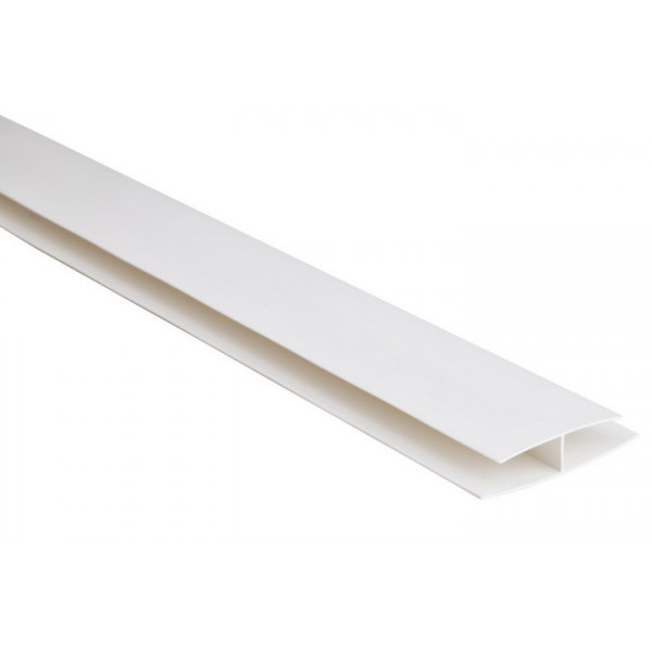 Spojovací profil - PVC  podhľadový obklad COLOR - P110- BIELA - 3m