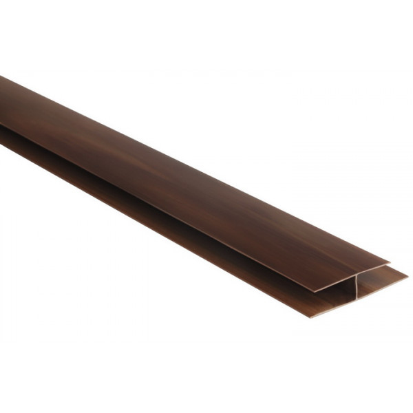 Spojovací profil - PVC  podhľadový obklad COLOR - P110-  ORECH - 3m