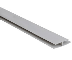 Spojovací profil - PVC  podhľadový obklad COLOR - P110-  SIVÁ - 3m